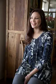 Arboretum Print Tunic--CLA-11497