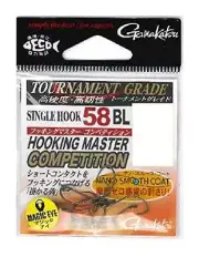 Gamakatsu Gamakatsu Single Hook 58 BL HK Master Competition # 7 F/S from JAPAN