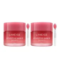 在飛比找momo購物網優惠-【LANEIGE 蘭芝】睡美人極萃滋養晚安唇膜20g甜莓雙入