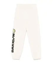 logo-print sweatpants 14Y White