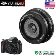 Yasuhara MOMO 100 43mm f/6.4 Soft Focus Pancake Lens for Nikon F Mount Camera