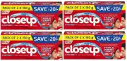 150g x 8 - Close Up Ever fresh toothpaste fresh Formula Red Hot Deep Action