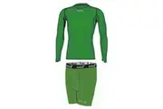 Mitre Neutron Base Layer Compression Sports Shorts Top Mens Size XL Emerald