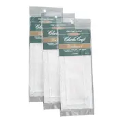 Charles Craft Lace Edged 18ct Cross Stitch Bookmarks 100% Cotton 2"x7" Set Of 3