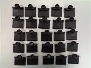 CHAPARRAL BLACK PLASTIC WINDSHIELD SNAPS 1" X 7/8" (QUANTITY 25) MARINE BOAT