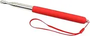 Folpus Telescopic Teacher Pointer Finger Reading Stick Multiuse Whiteboard Pointer Retractable Stick for Classroom Sales Personnel, Red