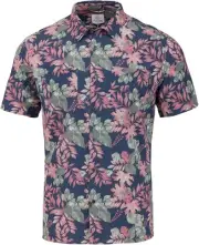 Flylow Wesley Men's Shirt, Black/Garnet Forest, Large