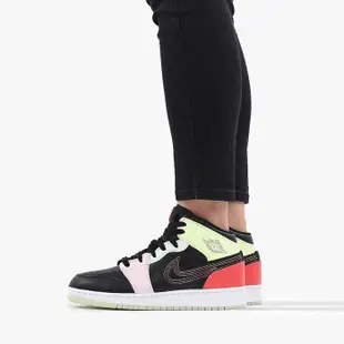 【WS】NIKE AIR JORDAN 1 MID SE (GS) 女 AJ1 小腳 籃球鞋 夜光 AV5174-076