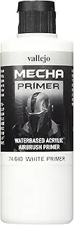 Vallejo Tabletop Supplies Mocha Colour White Primer 60ml Modelling Kit