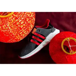 【S.M.P】Adidas EQT 93/17 Boost YUANXIAO 黑紅灰 元宵節 英國公司貨 DB2571