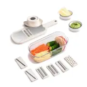 Mandoline Slicer, 6 in 1 Multifunctional Vegetable Chopper with Container, Fr...