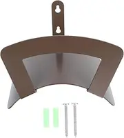 Yardwe 1pc Pipe Storage Rack Drinking Holders Hook Standing Retractable Reel Racks Soaker Sewer Air Hose Outdoor Nozzle Support Outside Heavy Expandable Water Drain Cart Hanger Iron Brown