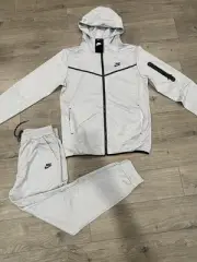 Nike Men's Tech Fleece Tracksuit Set Size Large Gray