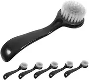 VICASKY 6pcs Manual Facial Cleansing Brush Versatile Face Wash Scrubber for Exfoliating Dusting Manicure Cleaning User Friendly Design for Effortless Skin Care Routine