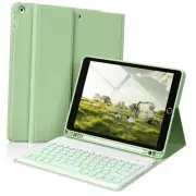 Case for iPad 9th/8th/7th Generation with Keyboard 10.2 Inch Green