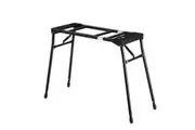 Keyboard Stand Piano Music Collapsible Adjustable Portable Heavy Duty 54 to 88 Key Musical TableBlack
