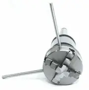 Self Centering Baby Lathe Chuck 4 Jaw 65 mm/ 2-1/2" Revolving Center MT4 Shank