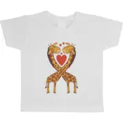 'Giraffes In Love' Children's / Kid's Cotton T-Shirts (TS040463)