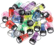 24pcs Keychain Flashlight Mini Lamp 4cm Gift