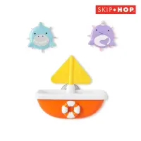 在飛比找momo購物網優惠-【Skip Hop】官方總代理 ZOO翻轉玩具小船(洗澡玩具