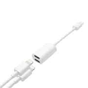 Headphone Earphone Accessories Adapter Jack For Iphone Charger 2 In 1 Dual Assistant Compatible With Mobile Phones 7 8 10 Plus X Xs Xr Max Ipad Ipod S