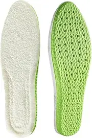 [Generic] Thick Cushion Insoles - Plush Wool Shoe Inserts | Breathable Thick Shoe Inserts, Thick Insoles With Mugwort Extract, Thick Insoles For Men, Comfortable Boot Insoles For Men, Women, Outdoor