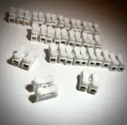 20 Pc. 2 Pin Cable Wire Connectors Quick Splice Quick Lock Wire Terminals