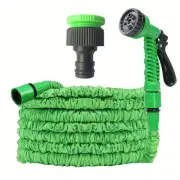 22m Anti-Kink Expandable Garden Hose with Adjustable Spray Nozzle