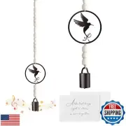 Hummingbird Wind Chimes for Loss of Loved One, Unique Memorial Windchime, Sym
