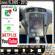 12"APPLE CARPLAY FOR LEXUS IS250 IS350 2005-2012 ANDROID 12 CAR STEREO RADIO GPS