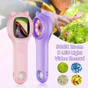 Microscope for Kids Mini Digital Microscope Educational Science Toys for Age 3-8