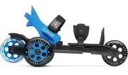 Cardiff Skate Co. Cruiser 3 Wheel Skates Adult Adjustable Blue