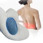 Sleeping Pillow Quick Rebound Sleeping Lower Back Pain Relief Lumbar Pillow Mesh