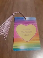 "Action" Love Affirmation Bookmark Tarot Oracle Card Gift Purified & Charged