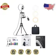 USB-Powered 12” Ring Light with Adjustable Tripod - Perfect for Content Creation