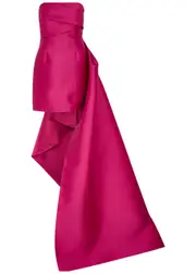 Solace London Meyer Strapless Satin Mini Dress - Pink - 8 8