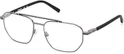 [Timberland] TB50049 008 Shiny Gunmetal 56/17/145 Men's Glasses, 008 Shiny Gunmetal, 56/17/145