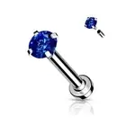 Piercing Labret Ear Set Blue