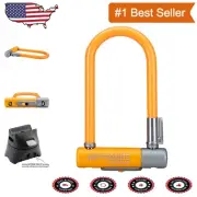 Innovative U-Shaped Bicycle Lock - 12.7mm Anti-Theft with Key Safe Program