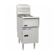 Pitco Gas Fryer Solid State Control, 2 Baskets, 9'' Adjustable Legs, Lid, 11 L/Per Tank Oil Capacity, Split Tank SSH55T SSTC