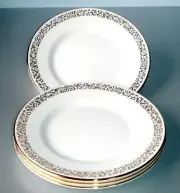 Vera Wang Wedgwood Filigree Gold 4 PC. Bread & Butter or Tidbit Plate Set 6" New
