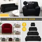 Stretch Fit Sofa Cover 1 2 3 4 Seater Lounge Slipcover Protector Couch Soft Cove