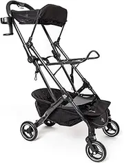 One for Pets 3-in-1 Luxury Pet Carrier, Booster Seat and Stroller for Small and Medium Size Dogs and Cats, No Assembly Required, Black (Chickadee)