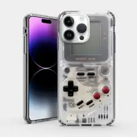 在飛比找PChome24h購物優惠-iPhone 耐衝擊保護殼 GameBoy 透明