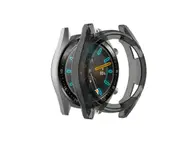 Compatible Huawei Watch GT Watch Case Soft TPU Protector Case Frame Protective Sleeve Bumper Protection Case-Black
