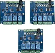 3X Modbus Rtu 4 Ch Relay Module Input 485 TTL Uart Communication 4-Channel Input 7-24V Relay Module