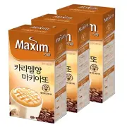 Maxim Cafe Caramel Macchiato Korea Instant Flavored Coffee 3packs ( 30sticks)