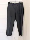 Ralph Lauren Wool Lined Flat Front Dress Pants Black Mens 34x32