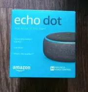 NEW Amazon Echo Dot Smart Speaker (3rd Generation) Charcoal New in Box