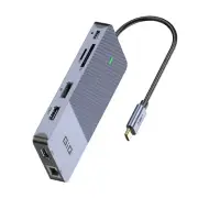 USB Docking Station GIQ USB C HUB to Dual HDMI DP Port Adapter Triple Disp
